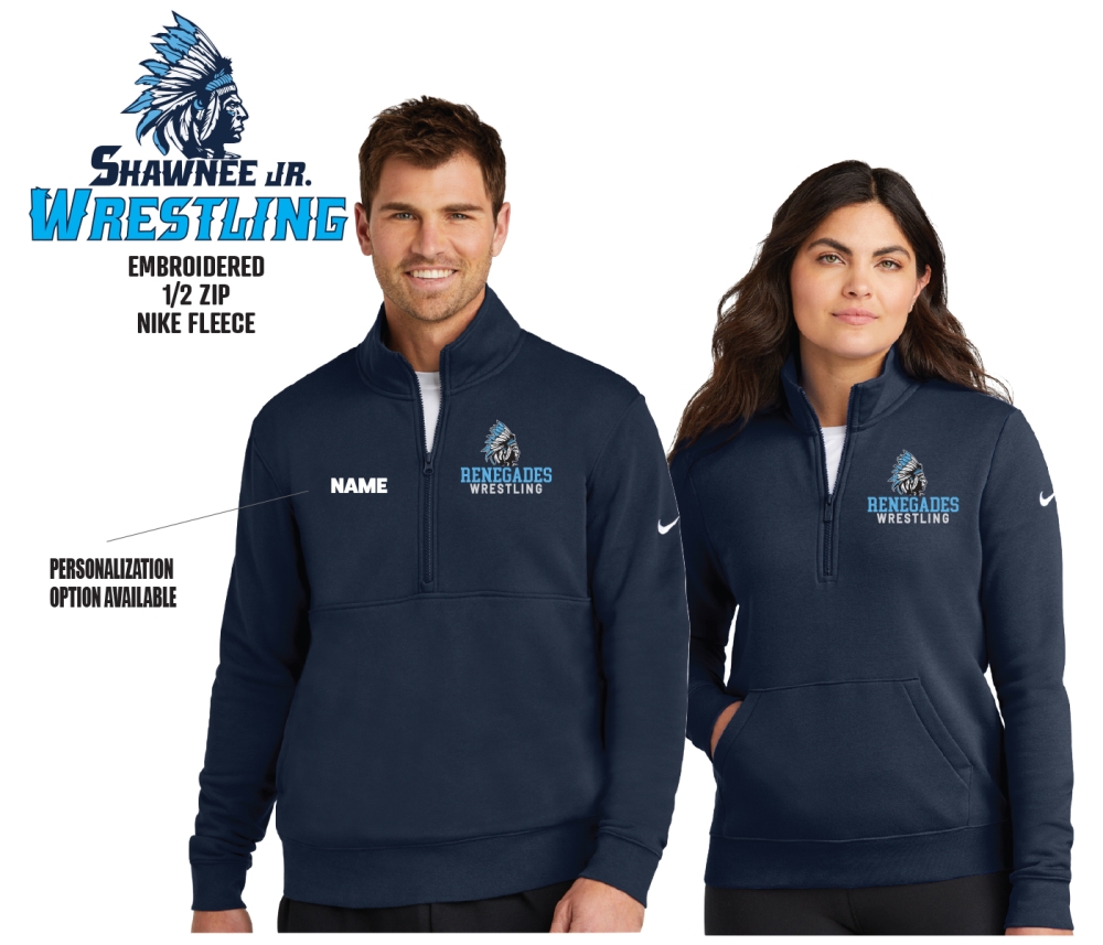 RENEGADES EMBROIDERED HALF ZIP CLUB FLEECE by NIKE