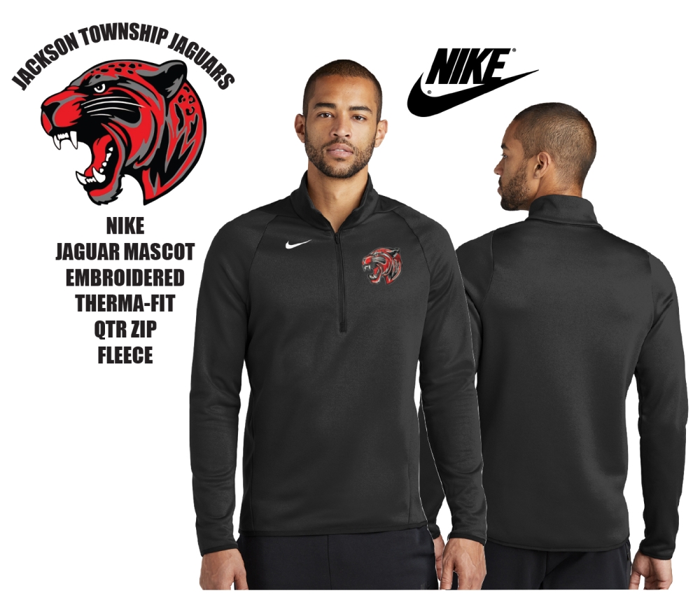 JTHS EMBROIDERED NIKE QTR ZIP FLEECE by PACER