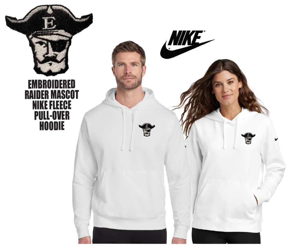 RAIDERS EMBROIDERED MASCOT CLUB FLEECE HOODIE by NIKE