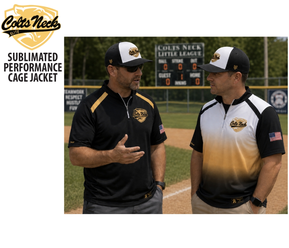 CN ELITE FULLY SUBLIMATED QTR ZIP CAGE JACKET by PACER