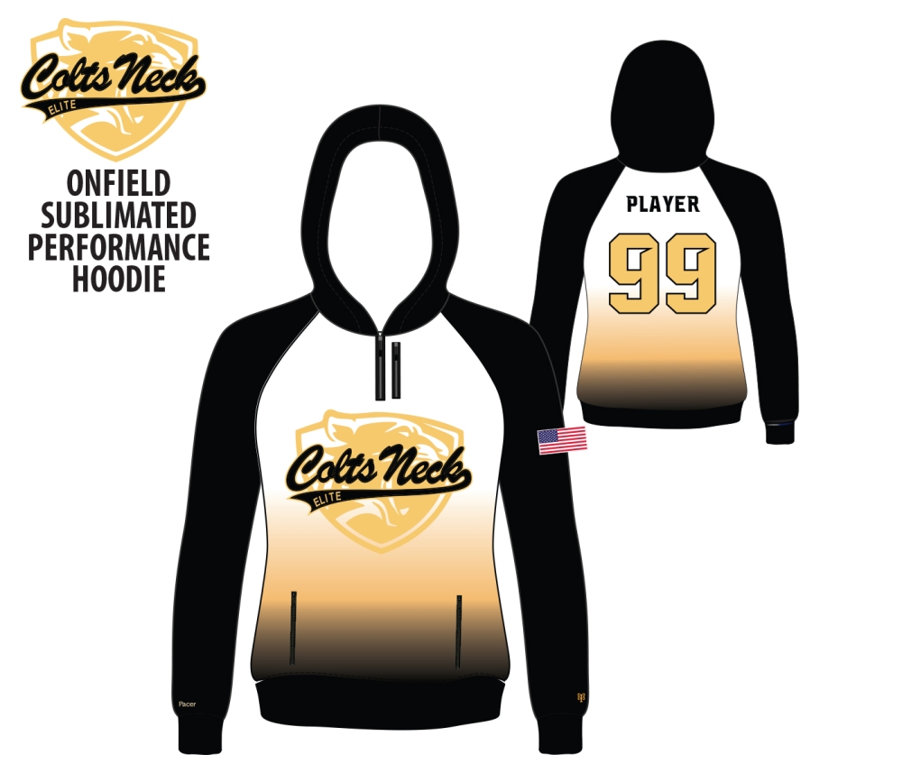 ELITE OFFICIAL ON-FIELD SUBLIMATED PERFORMANCE HOODIE by PACER