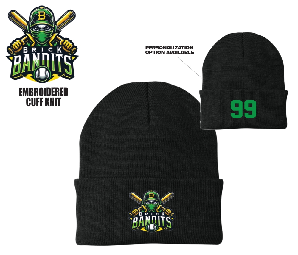 BANDITS OFFICIAL EMBROIDERED CUFF KNIT by PACER