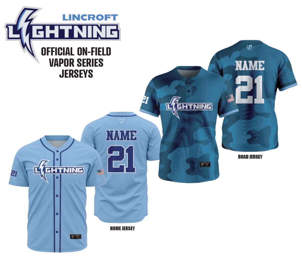 LINCROFT OFFICIAL ON-FIELD VAPOR SERIES JERSEY'S by PACER