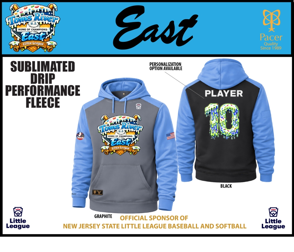 TRELL SUBLIMATED ICE CREAM DRIPS PERFORMANCE HOODIE COLLECTION by PACER