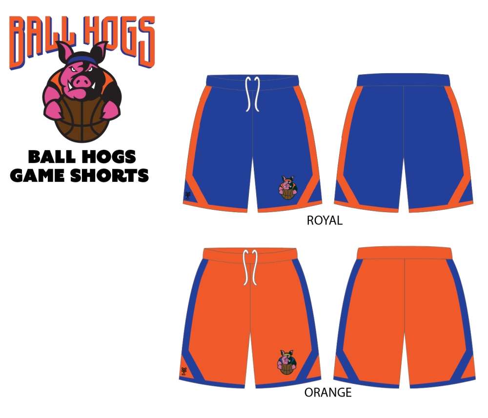 BALL HOGS SUBLIMATED GAME SHORTS by PACER