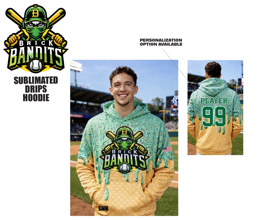 BANDITS SUBLIMATED DRIPS PERFORMANCE HOODIE by PACER