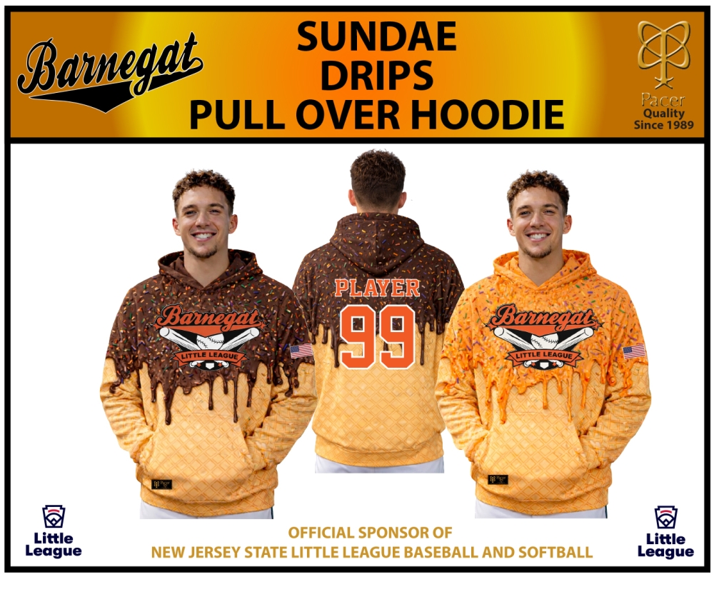 BLL SUBLIMATED SUNDAE DRIPS PERFORMANCE HOODIE COLLECTION by PACER