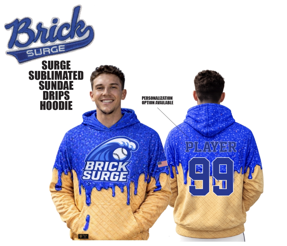 SURGE SUBLIMATED SUNDAE DRIPS PERFORMANCE HOODIE by PACER