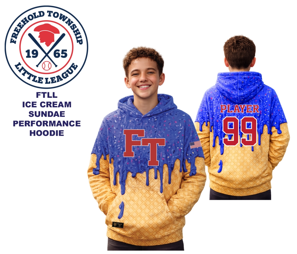 FTLL SUBLIMATED SUNDAE DRIPS PERFORMANCE HOODIE by PACER