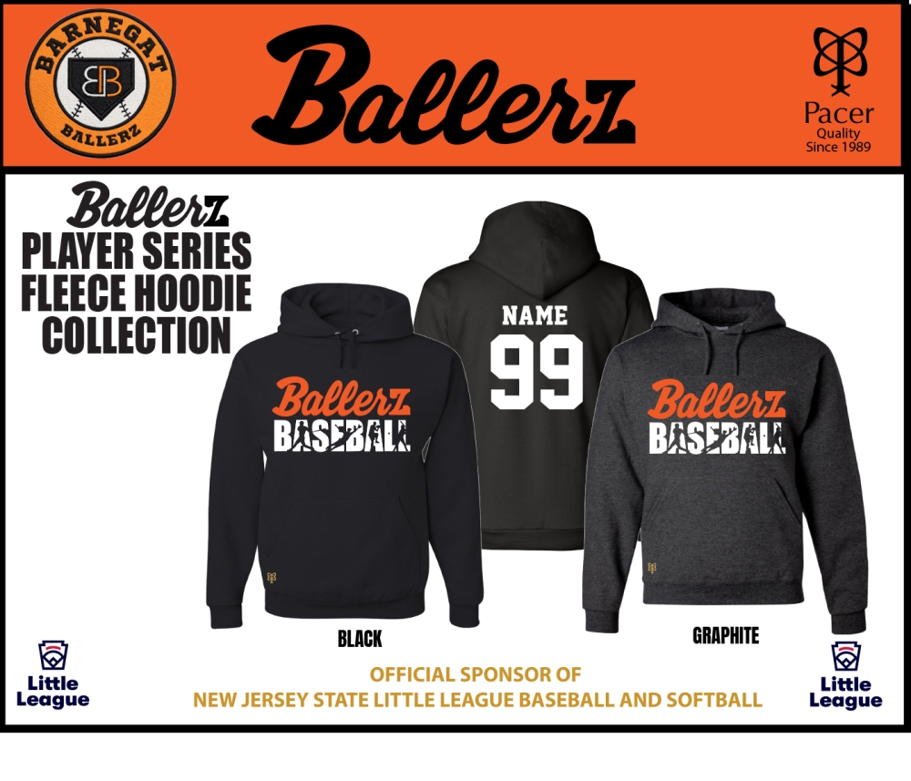 BALLERZ PLAYER SERIES FLEECE HOODIE COLLECTION by PACER