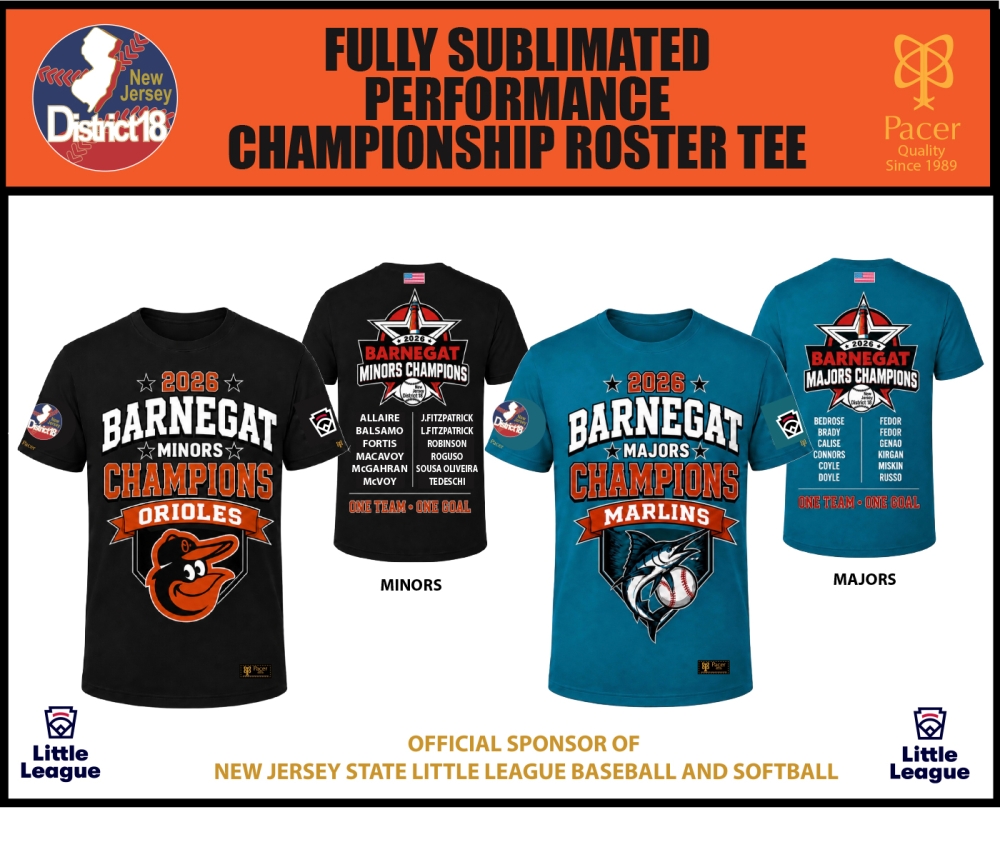 2026 BLL  LEAGUE CHAMPIONSHIP ROSTER TEE COLLECTION by PACER