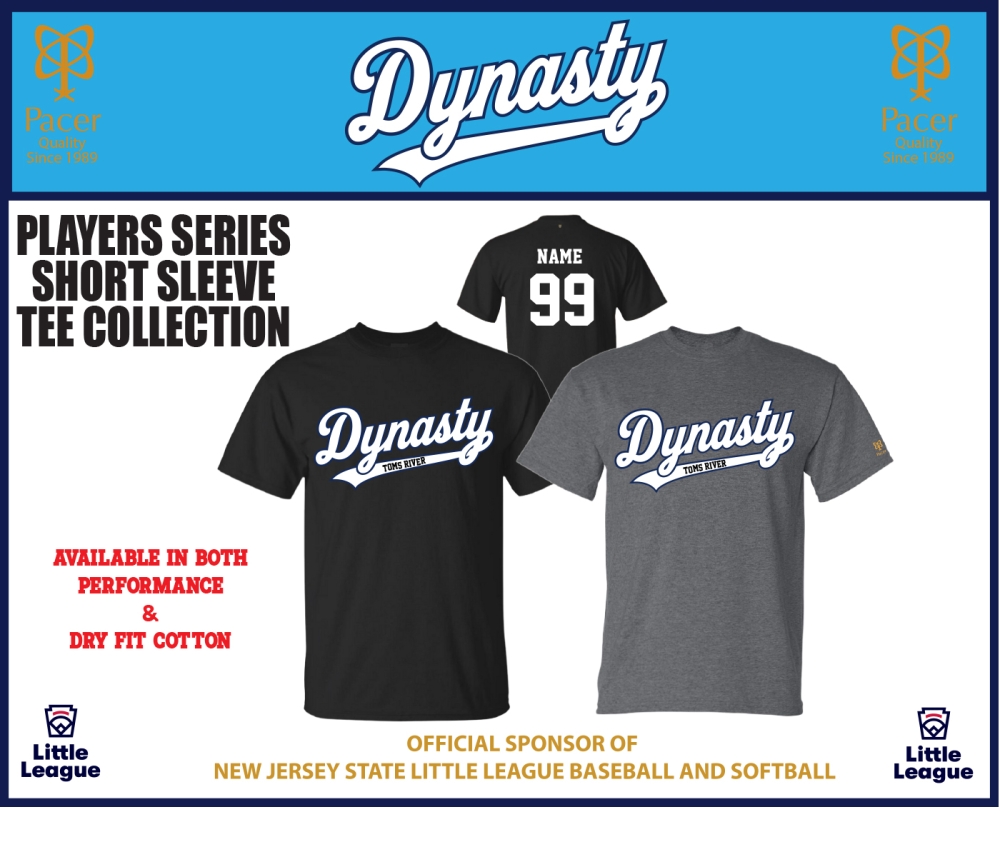 DYNASTY SHORT SLEEVE PLAYERS TEE COLLECTION by PACER
