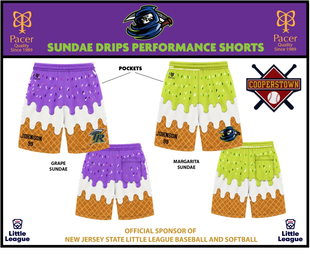 REAPERS DRIPS SUNDAE PERFORMANCE SHORTS COLLECTION by PACER