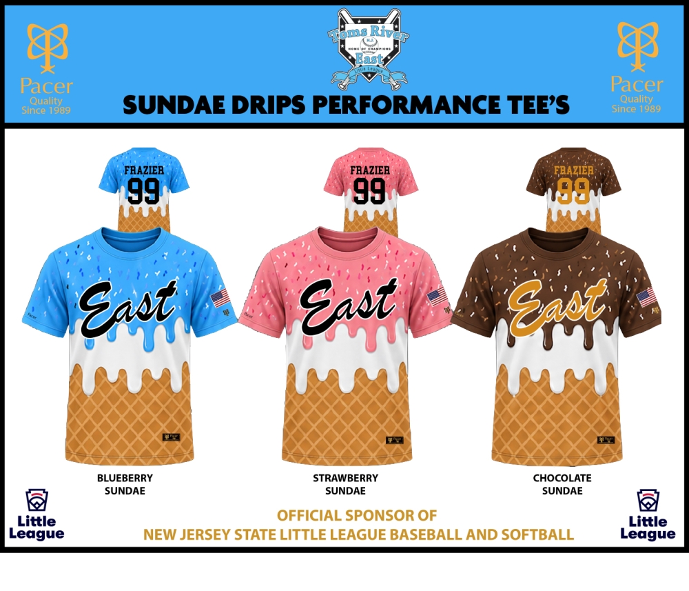 TRELL SUNDAE DRIPS PERFORMANCE TEE COLLECTION by PACER
