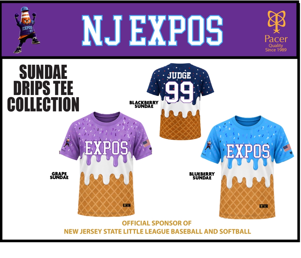 EXPOS SUNDAE DRIPS PERFORMANCE TEE COLLECTION by PACER