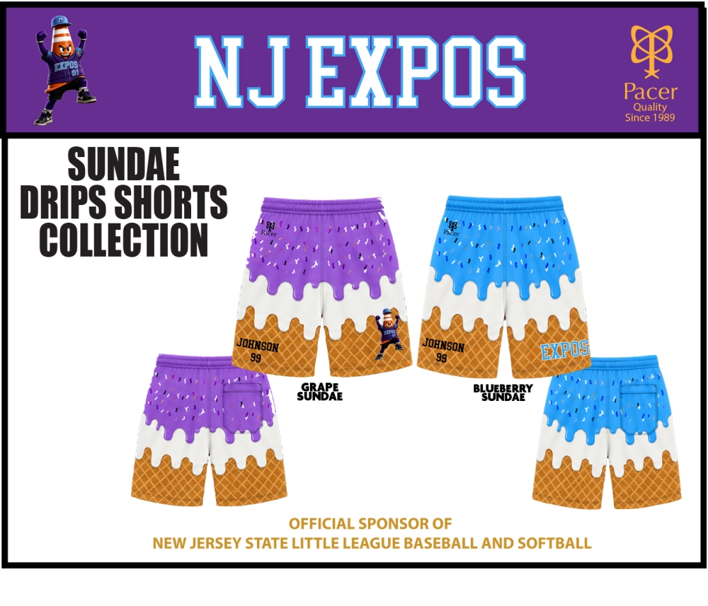 EXPOS DRIPS SUNDAE PERFORMANCE SHORTS COLLECTION by PACER