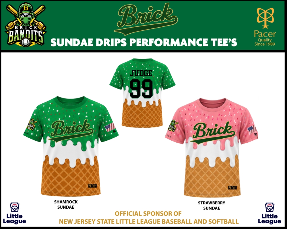BANDITS SUNDAE DRIPS PERFORMANCE TEE COLLECTION by PACER
