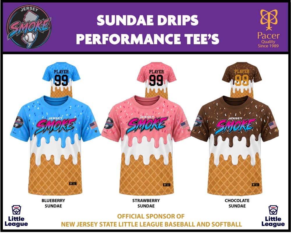 SMOKE SUNDAE DRIPS PERFORMANCE TEE COLLECTION by PACER