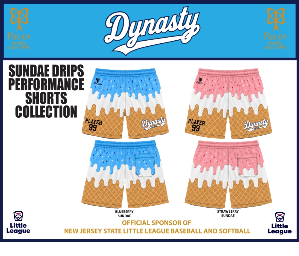 DYNASTY DRIPS SUNDAE PERFORMANCE SHORTS COLLECTION by PACER