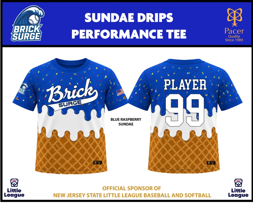 SURGE SUNDAE DRIPS PERFORMANCE TEE COLLECTION by PACER