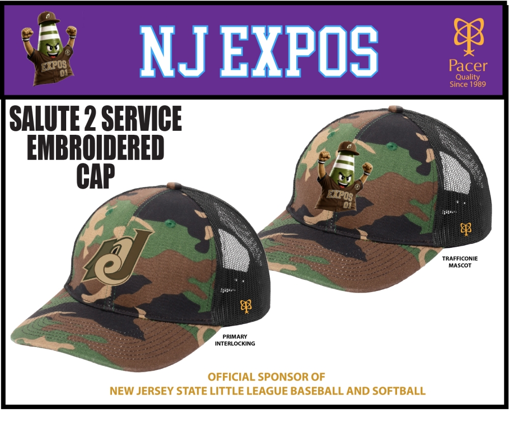 EXPOS SALUTE 2 SERVICE EMBROIDERED CAP by Pacer