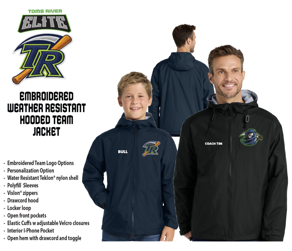 ELITE EMBROIDERED INSULATED HOODED JACKET by PACER