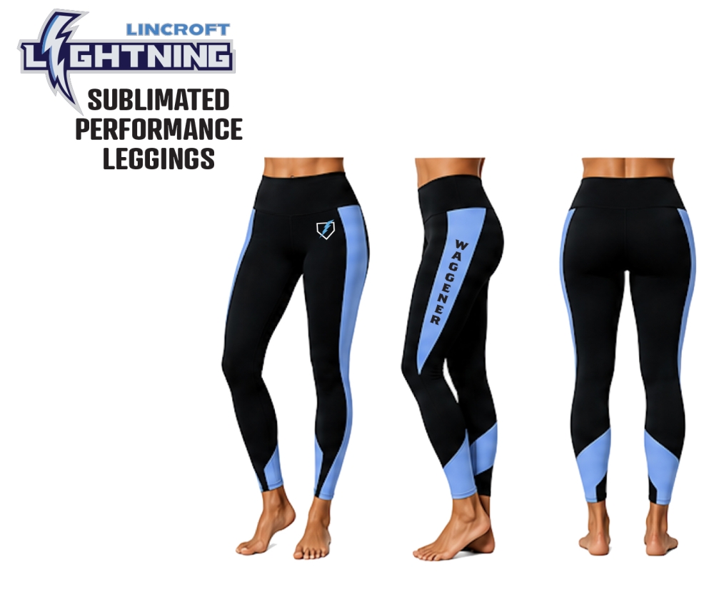 LINCROFT SUBLIMATED PERFORMANCE LEGGINGS by PACER