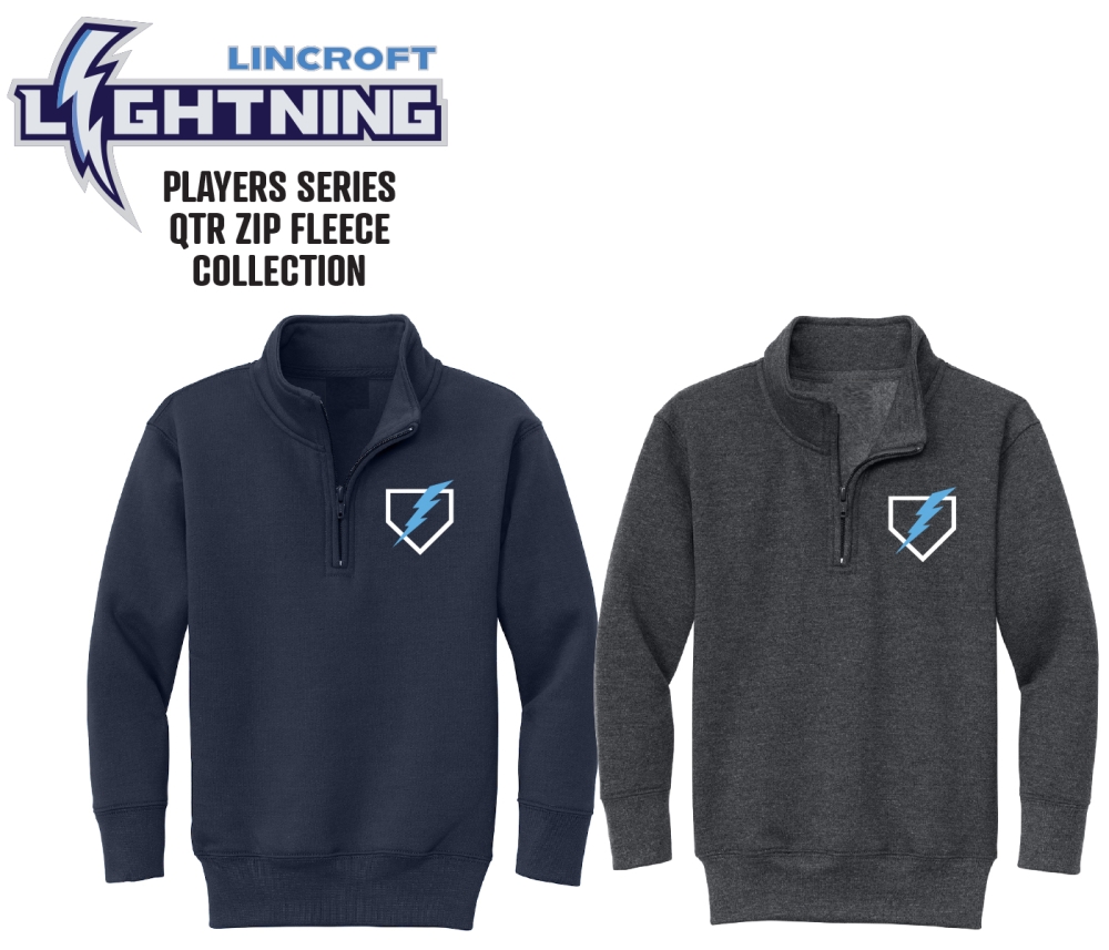 LINCROFT OFFICIAL PLAYER QTR ZIP FLEECE COLLECTION by PACER