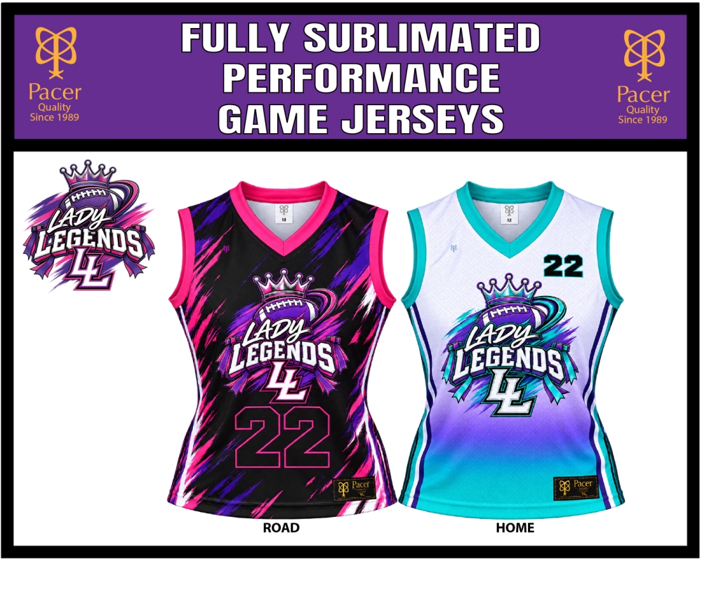 LEGENDS OFFICIAL 100% SUBLIMATED REPLICA JERSEY by PACER