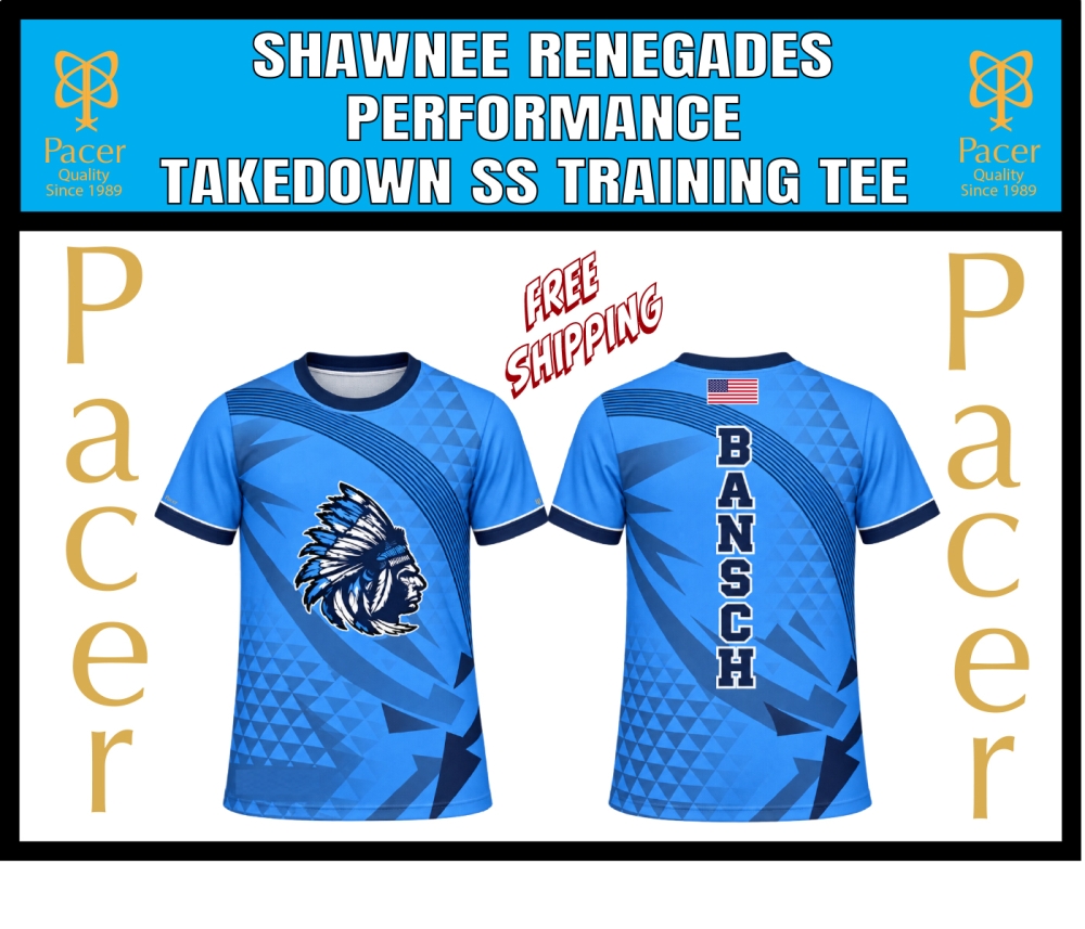 RENEGADES TAKEDOWN FULLY SUBLIMATED SHORT SLEEVE TRAINING TEE by PACER