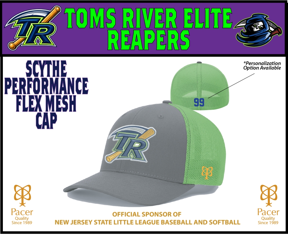 TR ELITE EMBROIDERED FLEX MESH SCYTHE CAP by Pacer