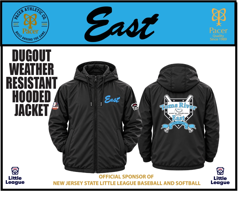TRELL DUGOUT WEATHER RESISTANT HOODED JACKET by PACER