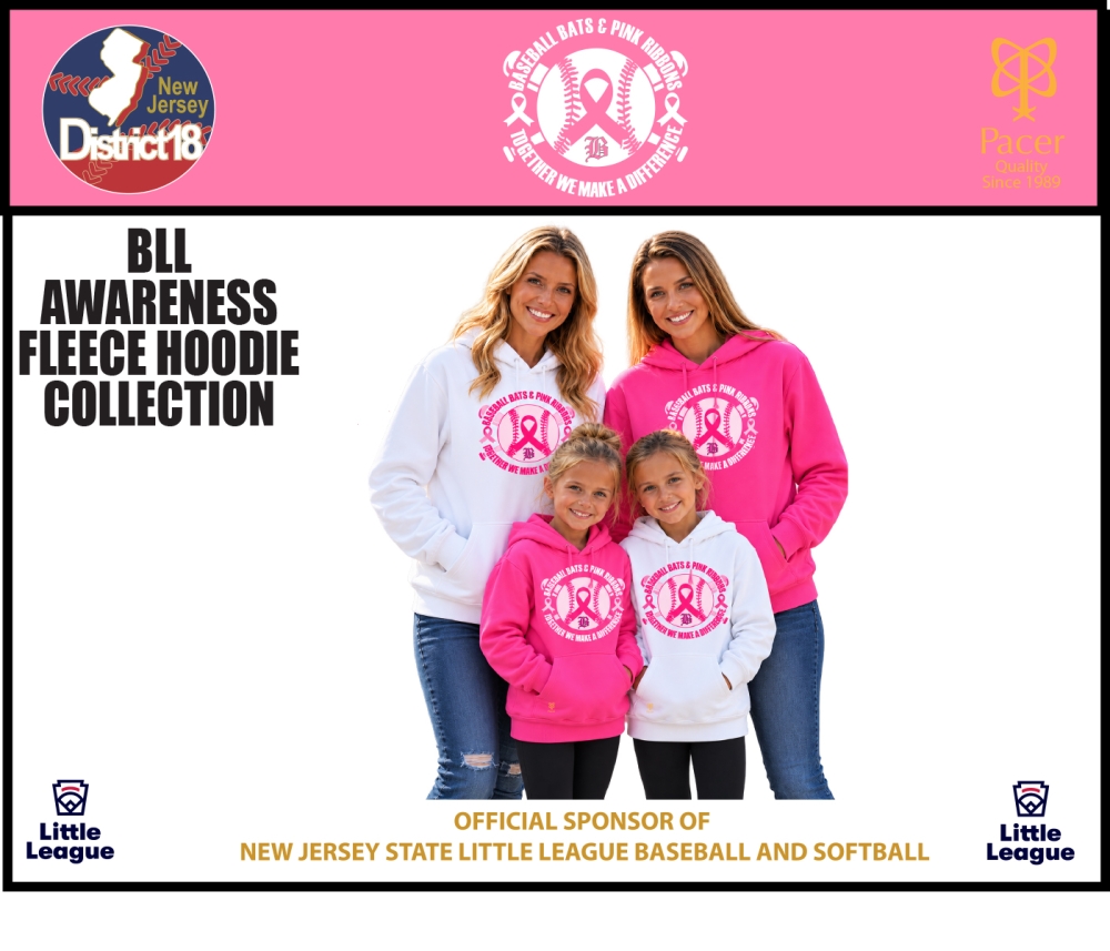 BLL CANCER AWARENESS FLEECE HOODIE by PACER