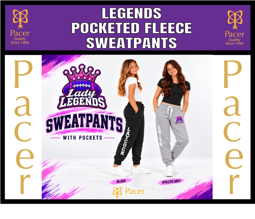 LEGENDS POCKETED FLEECE SWEATPANTS COLLECTION by PACER