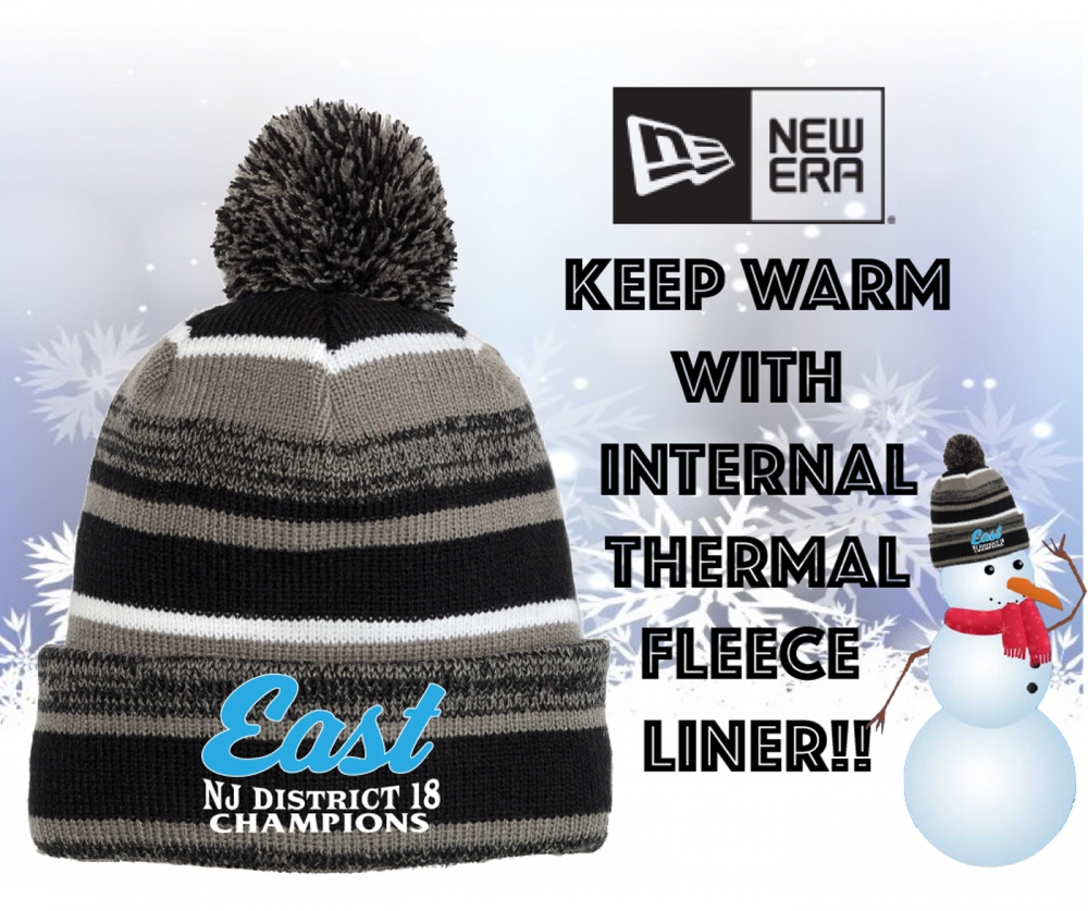 TRELL D18 CHAMPS NEW ERA EMBROIDERED CUFF KNIT w THERMAL LINER by PACER