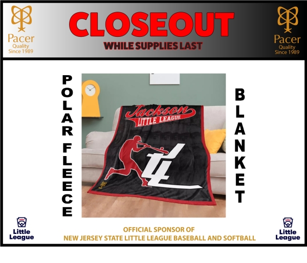 JACKSON LITTLE LEAGUE POLAR FLEECE BLANKET by PACER