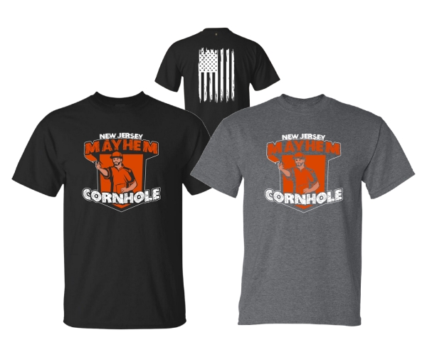 MAYHEM CORNHOLE OFFICIAL COTTON TEE COLLECTION by PACER