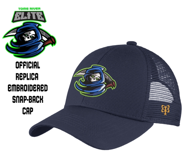 TOMS RIVER ELITE REPLICA EMBROIDERED ADJUSTABLE TRUCKER CAP by PACER