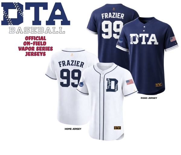 DTA OFFICIAL ON-FIELD SUBLIMATED VAPOR SERIES JERSEYS by Pacer
