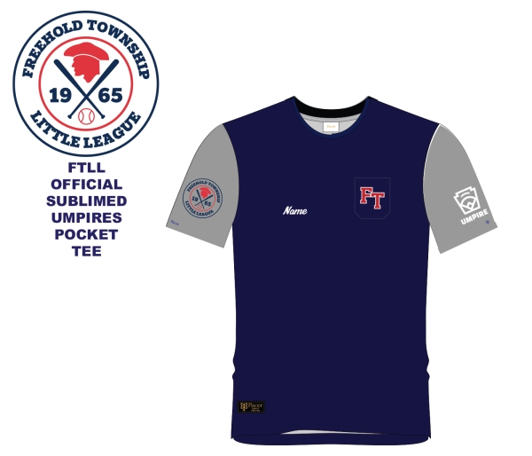 FTLL OFFICIAL SUBLIMATED UMPIRES PERFORMANCE TEE by PACER