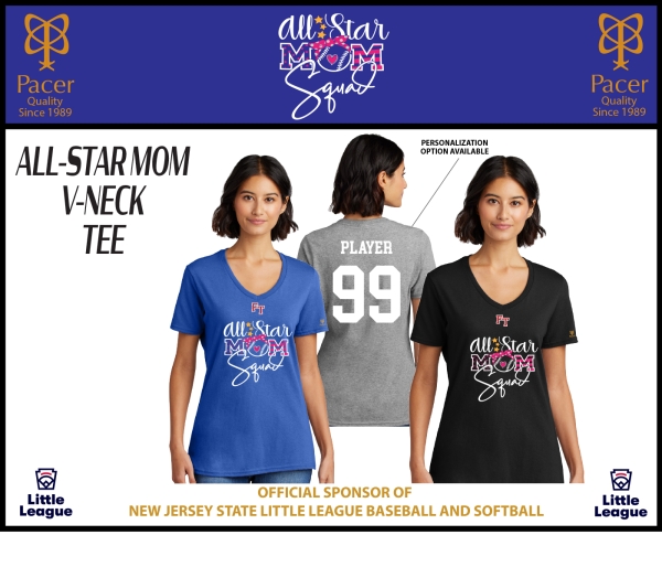 FTLL ALL-STAR MOM V-NECK TEE by PACER