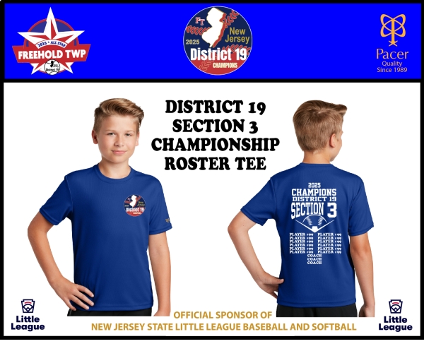 FTLL OFFICIAL D19/SEC3 CHAMPIONSHIP PERFORMANCE TEE by PACER