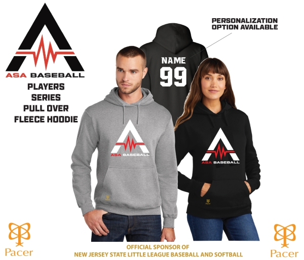 ASA OFFICIAL PLAYER FLEECE PULLOVER HOODIE COLLECTION by PACER