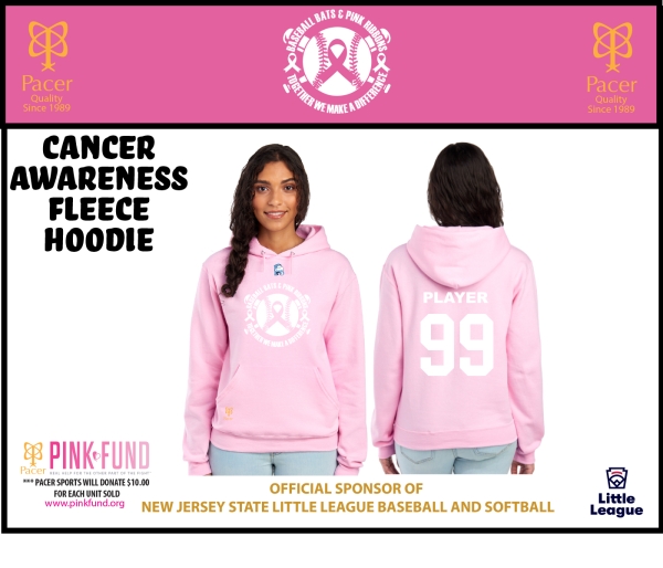 RIPTIDE 2025 CANCER AWARENESS FLEECE HOODIE by PACER