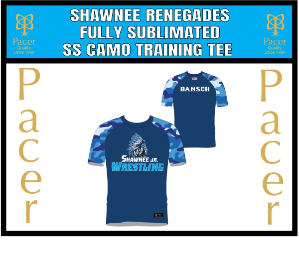 RENEGADES OFFICIAL SUBLIMATED PERFORMANCE TRAINING TEE by PACER