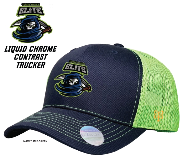 REAPERS LIQUID CHROME CONTRAST TRUCKER CAP by PACER