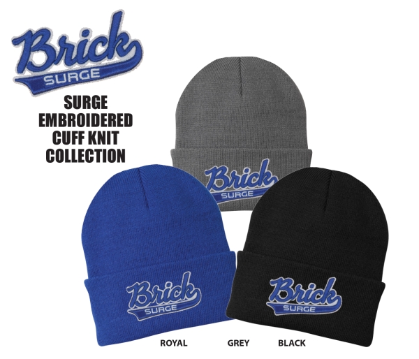 SURGE OFFICIAL EMBROIDERED CUFF KNIT COLLECTION by PACER