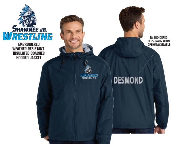 RENEGADES EMBROIDERED INSULATED COACHES HOODED JACKET by PACER