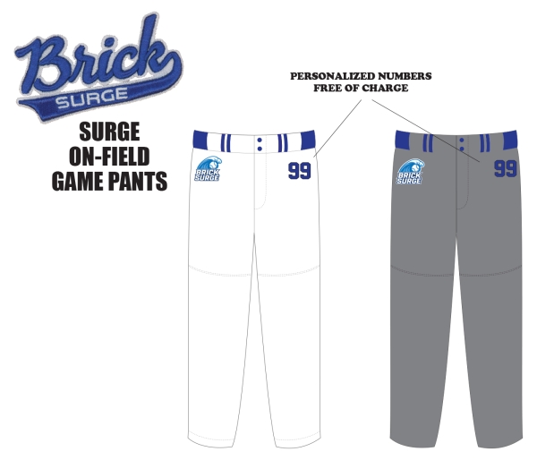 SURGE ON-FIELD GAME PANTS by PACER