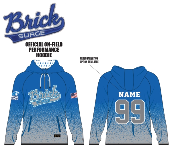 SURGE OFFICIAL ON-FIELD PERFORMANCE HOODIE by PACER
